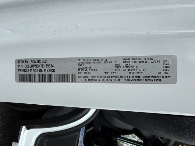 New 2026 RAM ProMaster 1500 w/ Safety Group FWD image 30