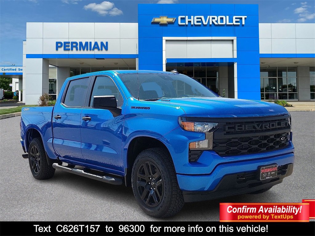 New 2026 Chevrolet Silverado 1500 Custom w/ Turbomax Blackout Package