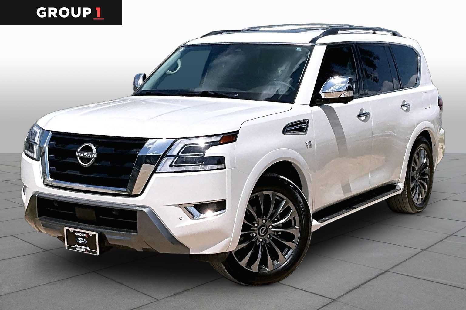 Used 2022 Nissan Armada Platinum w/ Captain's Chairs Package AWD/4WD image 1