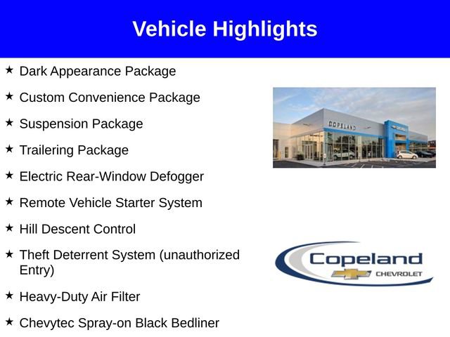 New 2026 Chevrolet Silverado 1500 Custom Trail Boss w/ Dark Appearance Package AWD/4WD image 3