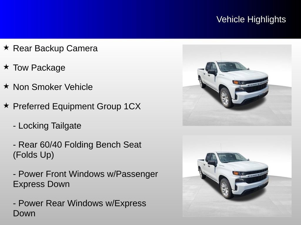 Used 2020 Chevrolet Silverado 1500 Custom w/ Trailering Package AWD/4WD image 4