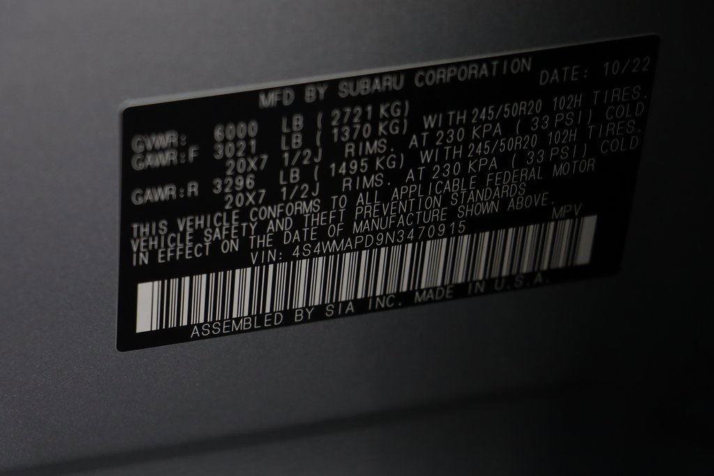 Used 2022 Subaru Ascent Limited w/ Technology Package image 27