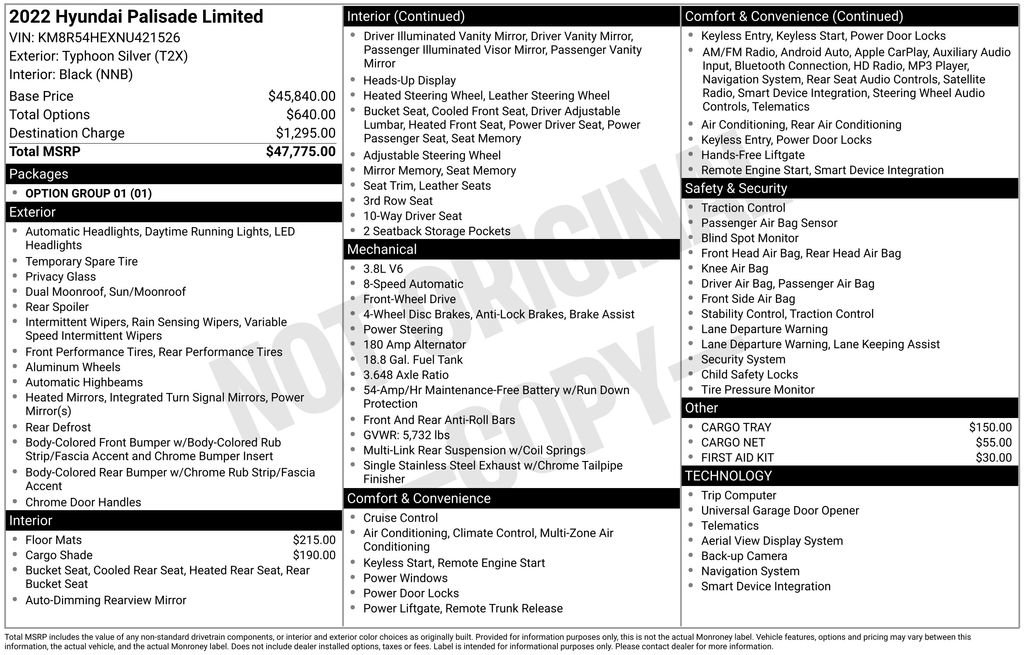 Used 2022 Hyundai Palisade Limited image 40