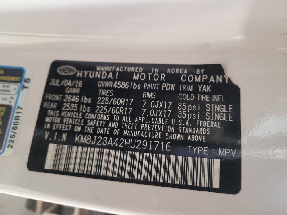 Used 2017 Hyundai Tucson SE image 33