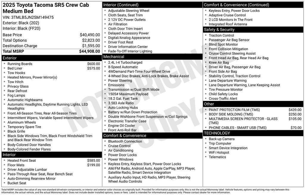 Used 2025 Toyota Tacoma SR5 image 26