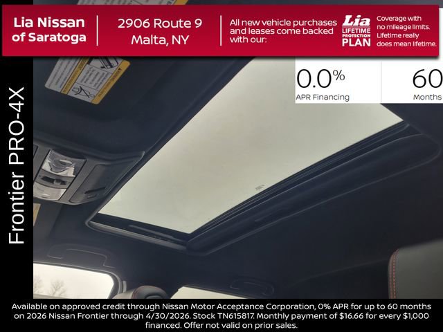 New 2026 Nissan Frontier PRO-4X w/ Pro Premium Package image 17