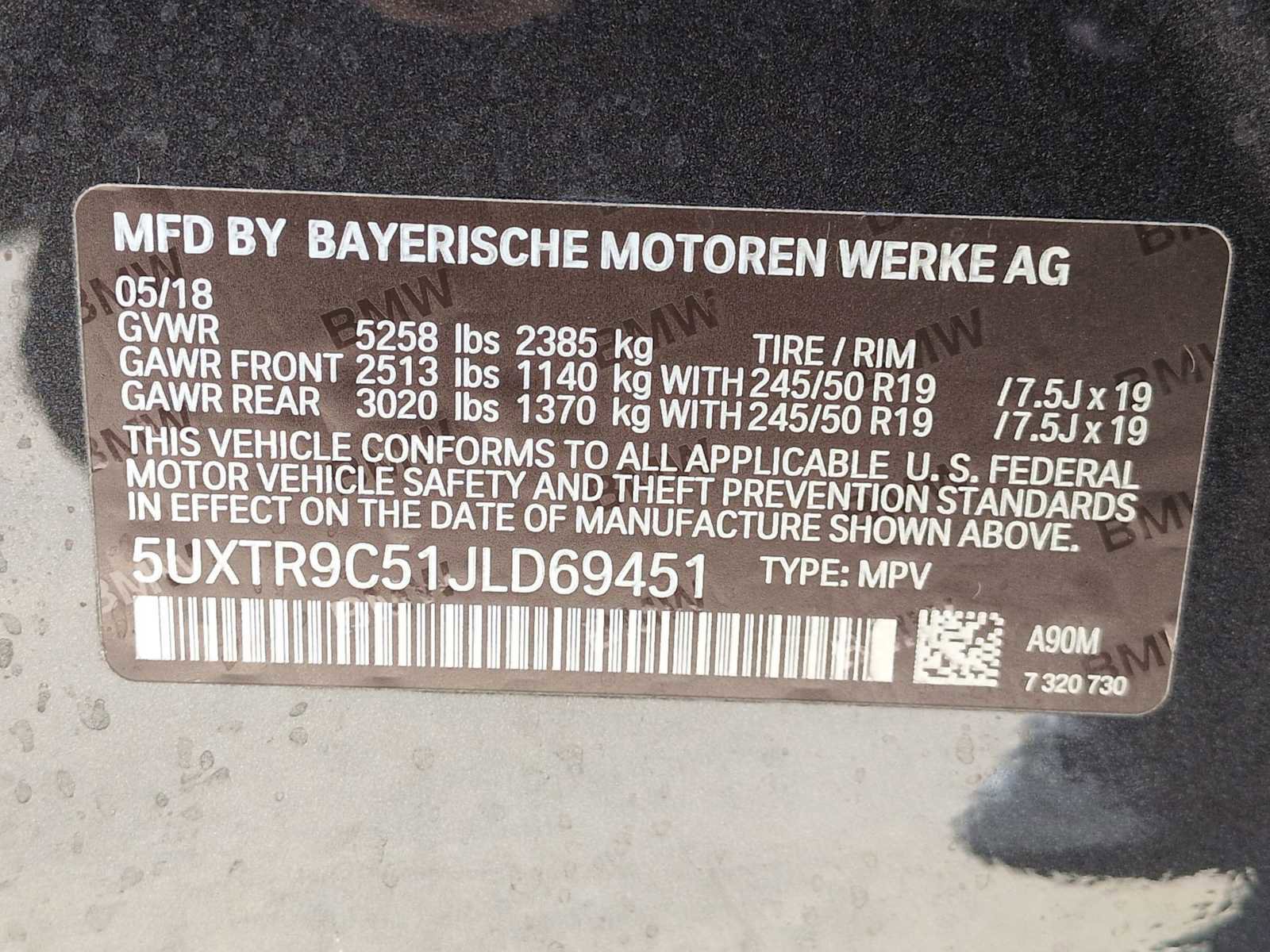 Used 2018 BMW X3 xDrive30i image 39