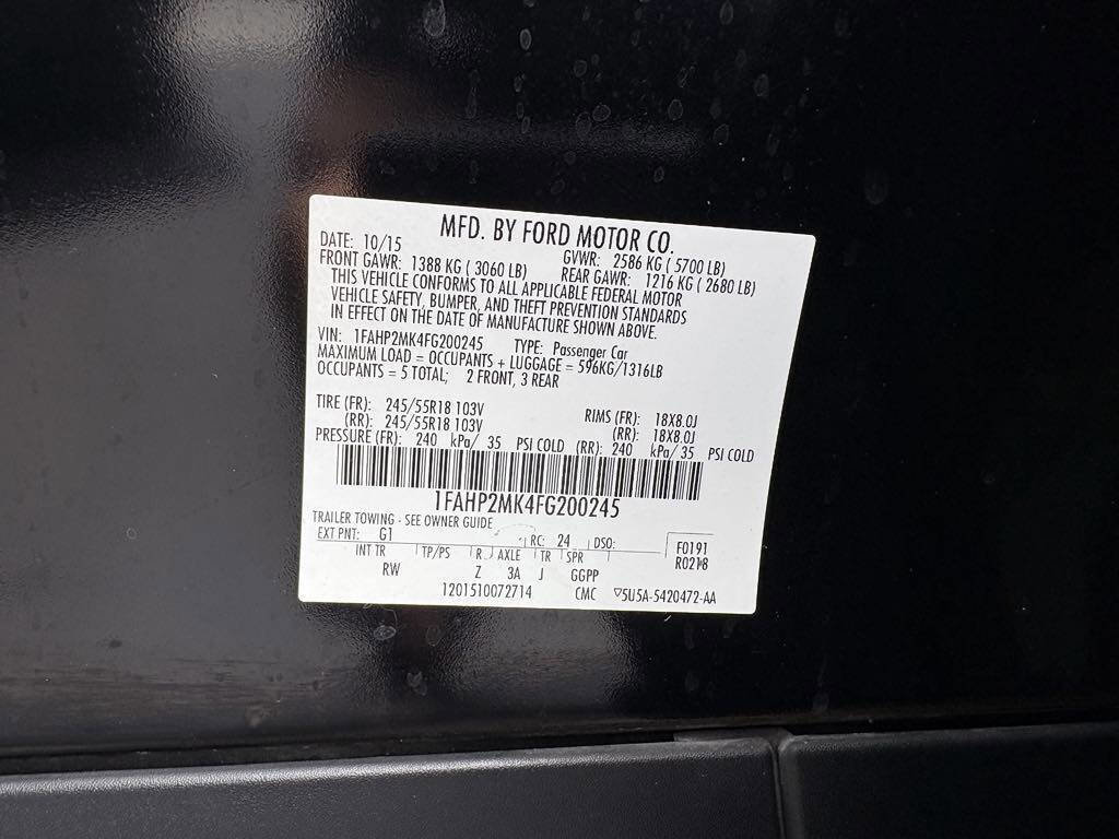 Used 2015 Ford Taurus Police Interceptor AWD image 19