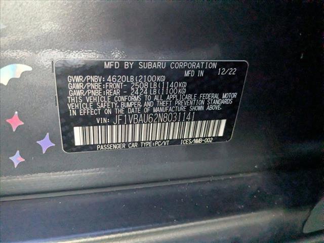 Used 2022 Subaru WRX GT image 15