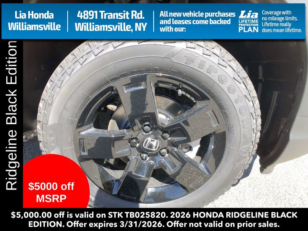 New 2026 Honda Ridgeline Black Edition image 10