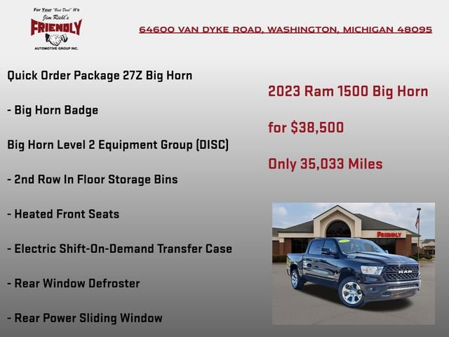Used 2023 RAM 1500 Big Horn AWD/4WD image 5