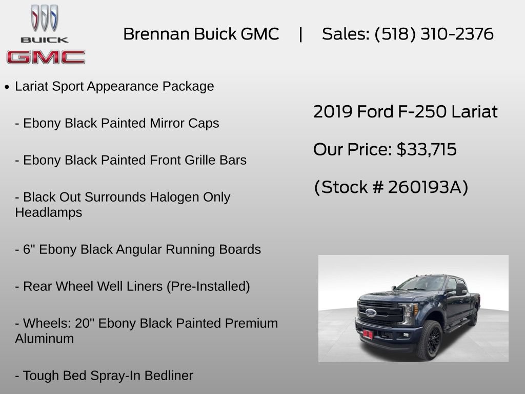 Used 2019 Ford F250 Lariat w/ Lariat Ultimate Package AWD/4WD image 6