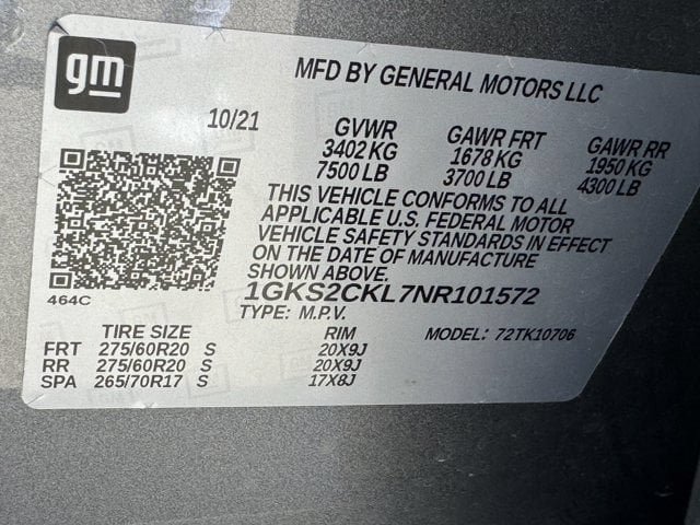 Used 2022 GMC Yukon AT4 w/ Max Trailering Package AWD/4WD image 40