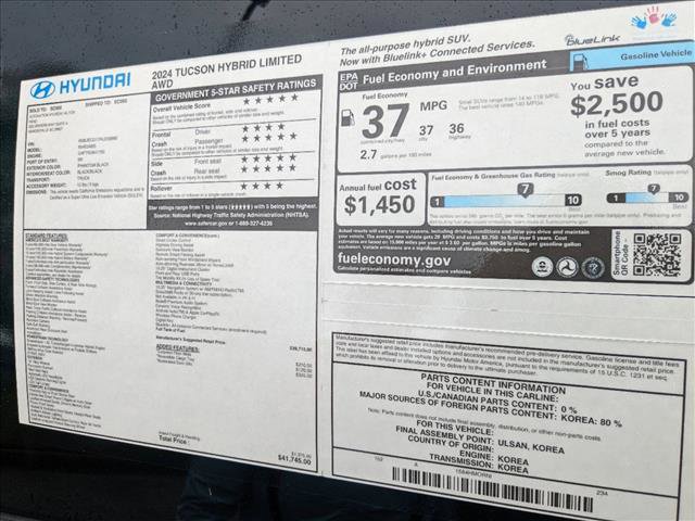 Certified 2024 Hyundai Tucson Limited image 18