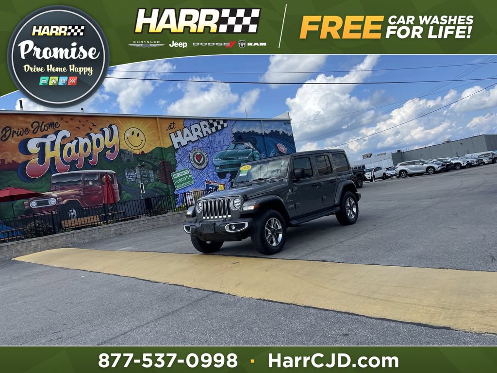Used 2020 Jeep Wrangler Unlimited Sahara w/ Cold Weather Group AWD/4WD image 1