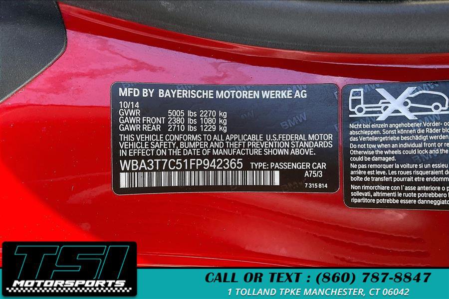 Used 2015 BMW 435i xDrive Convertible AWD/4WD image 34