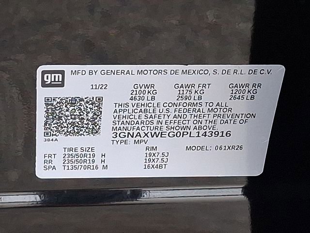 Certified 2023 Chevrolet Equinox RS w/ RS Leather Package image 27