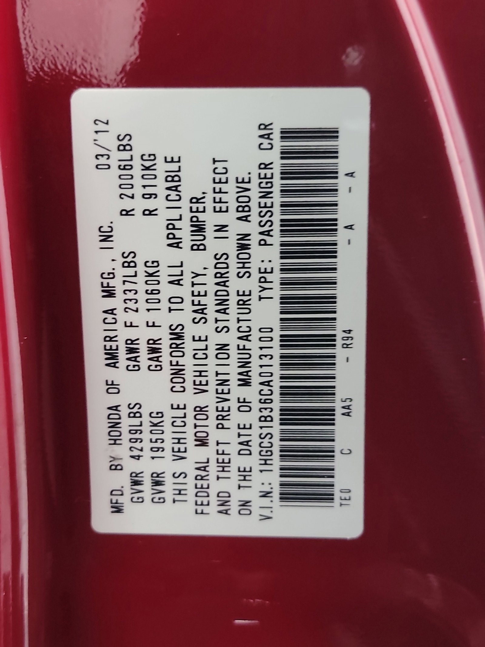 Used 2012 Honda Accord LX-S image 32