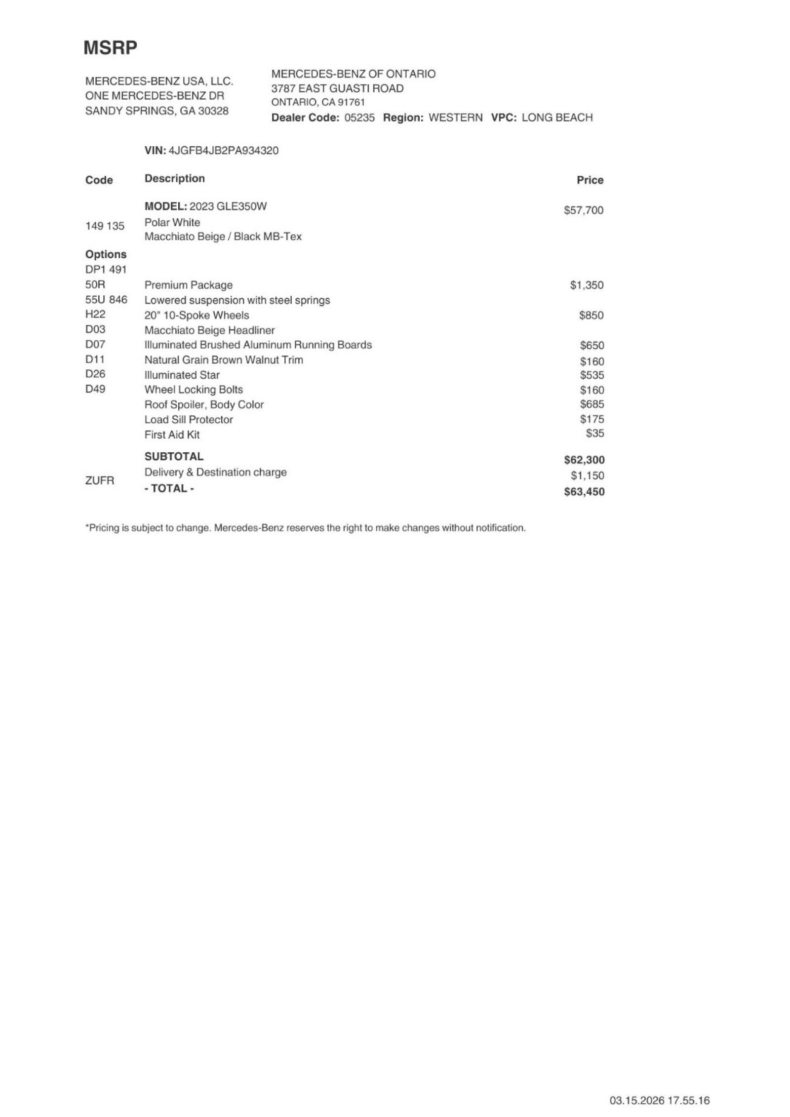 Used 2023 Mercedes-Benz GLE 350 w/ Premium Package image 2