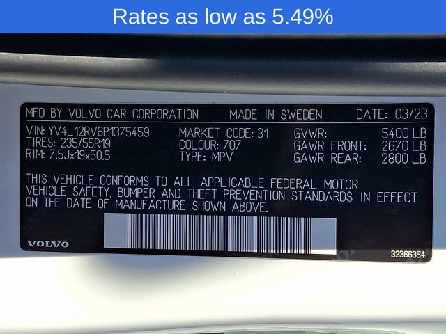 Certified 2023 Volvo XC60 B5 Core w/ Climate Package image 30