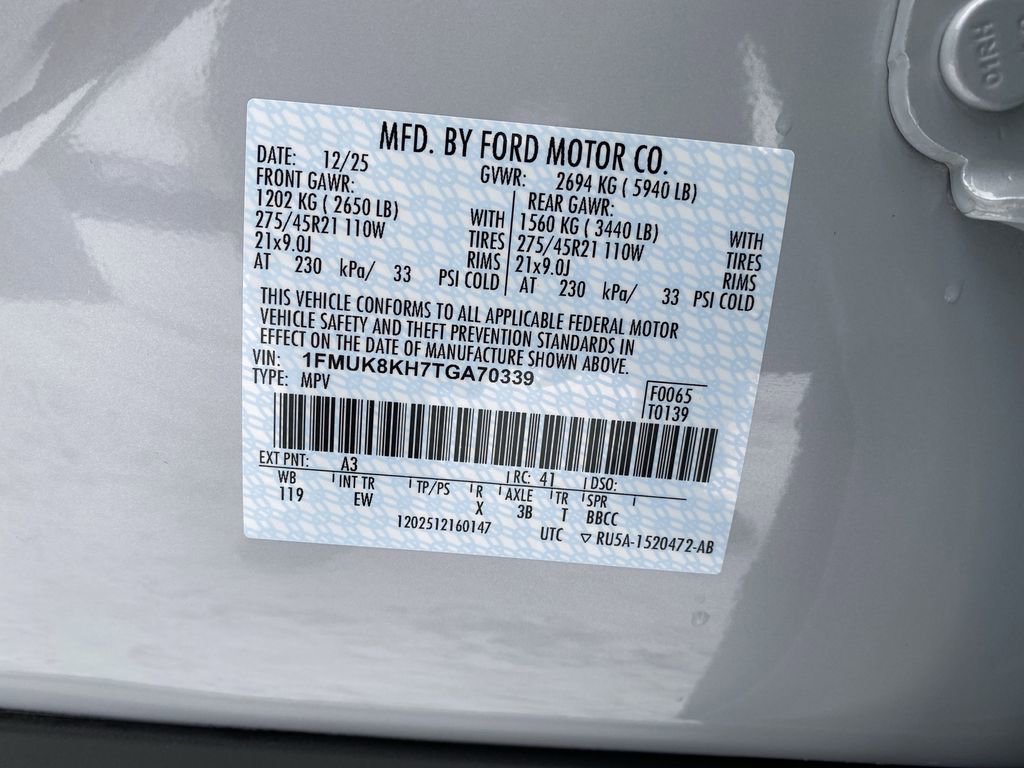 New 2026 Ford Explorer ST-Line w/ ST-Line Street Pack image 55