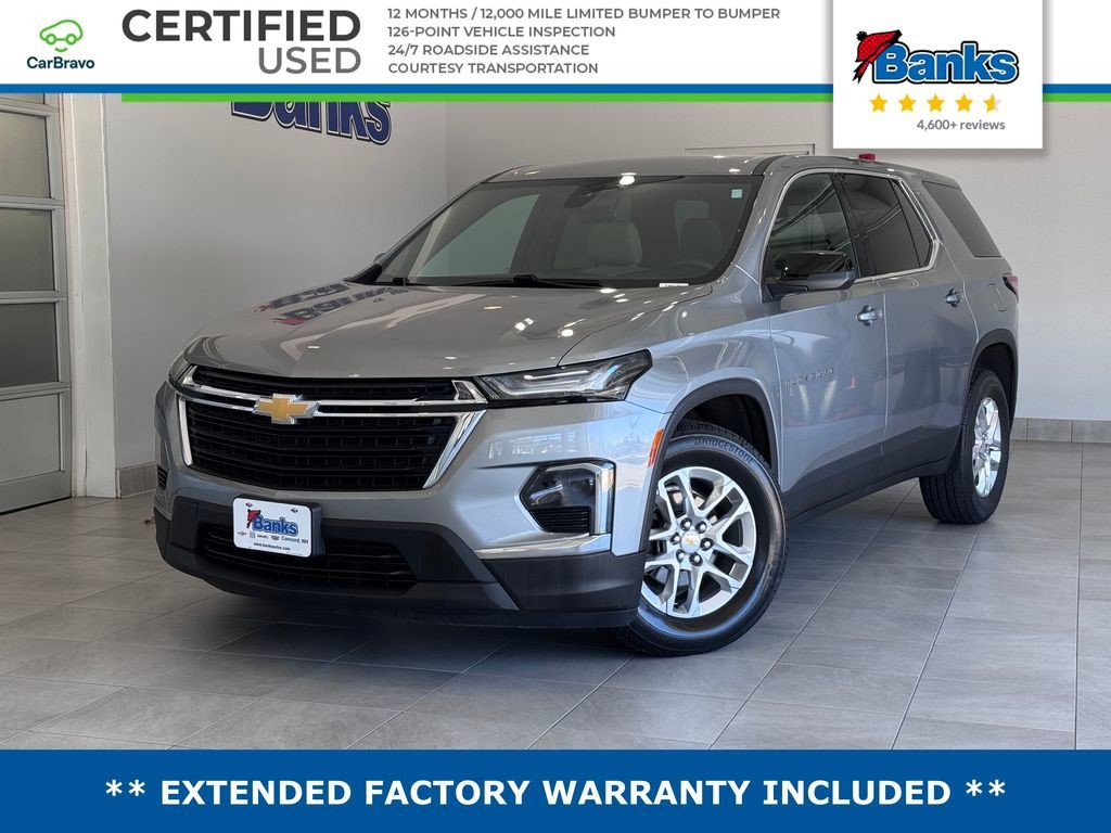 Certified 2023 Chevrolet Traverse LS AWD/4WD image 1