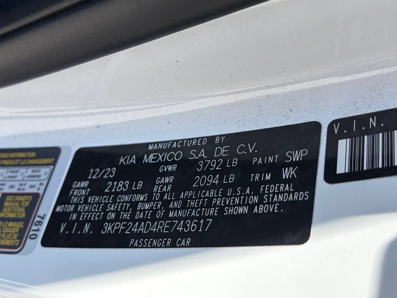 Used 2024 Kia Forte LXS FWD image 14