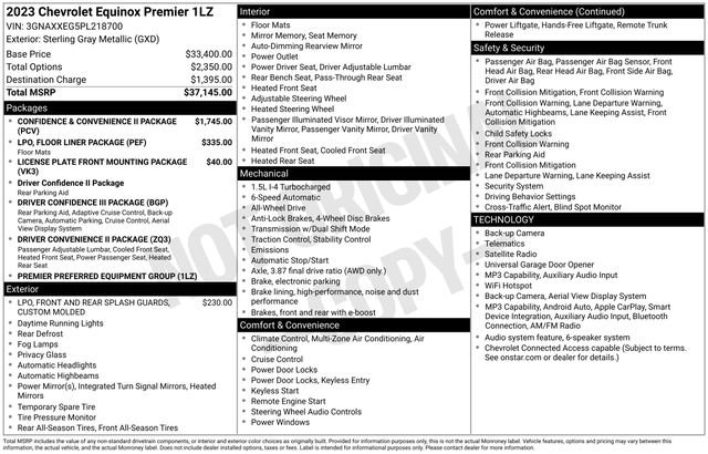 Used 2023 Chevrolet Equinox Premier AWD/4WD image 5
