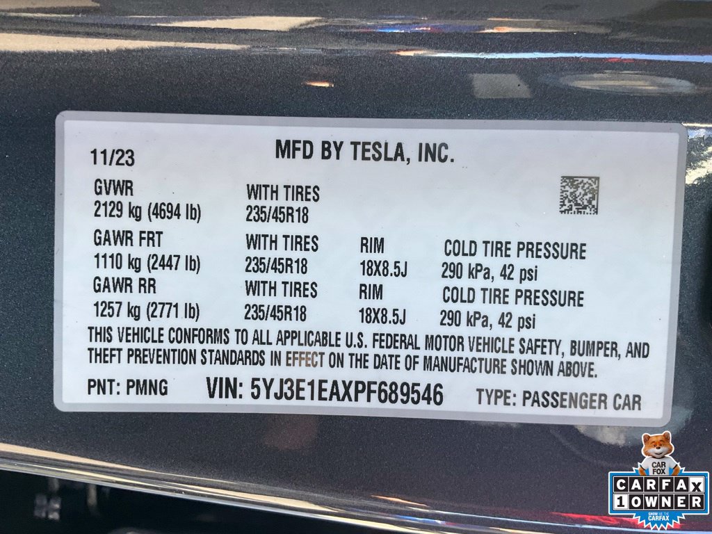 Used 2023 Tesla Model 3 Standard Range RWD image 22