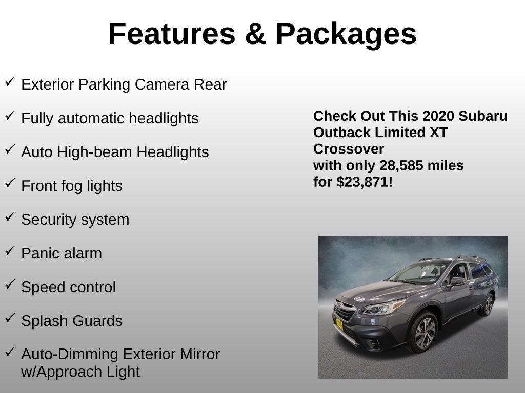 Used 2020 Subaru Outback Limited XT image 25