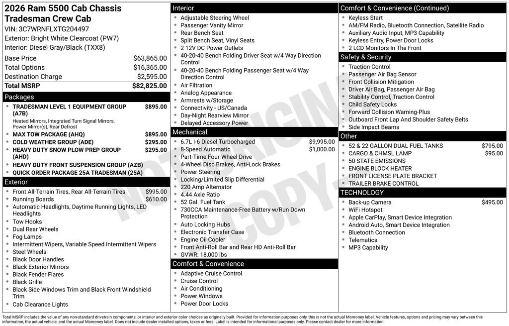 New 2026 RAM 5500 Tradesman image 31