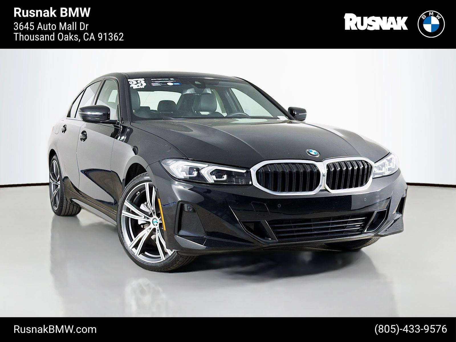 Certified 2023 BMW 330i Sedan w/ Premium Package RWD image 1