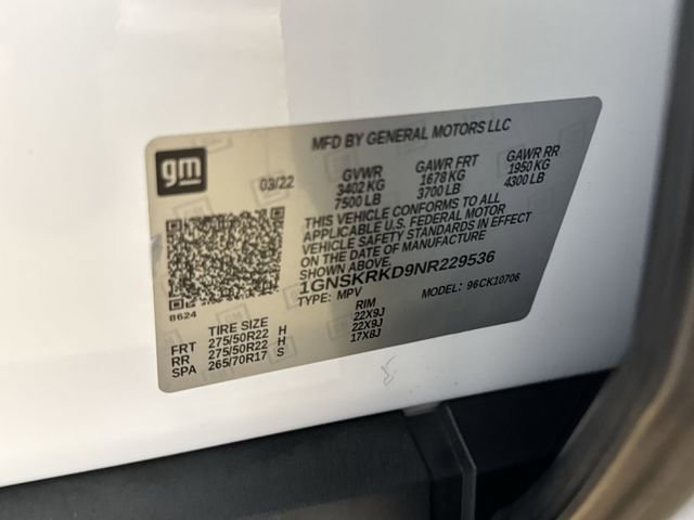 Certified 2022 Chevrolet Tahoe RST w/ Luxury Package image 35