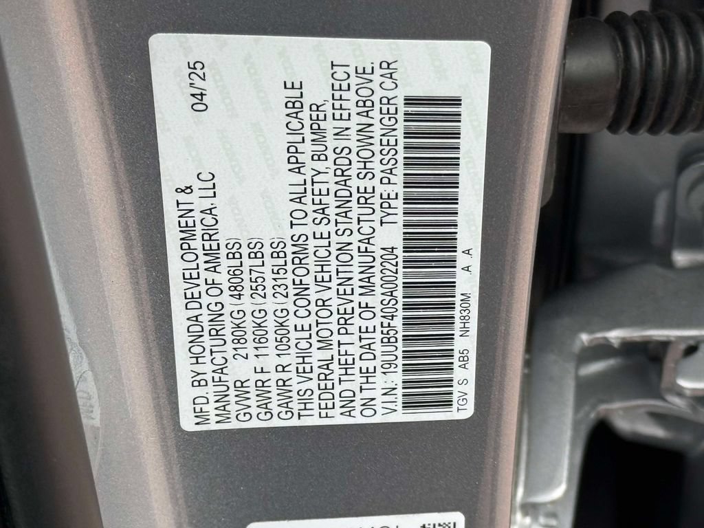 Certified 2025 Acura TLX w/ Technology Package FWD image 31