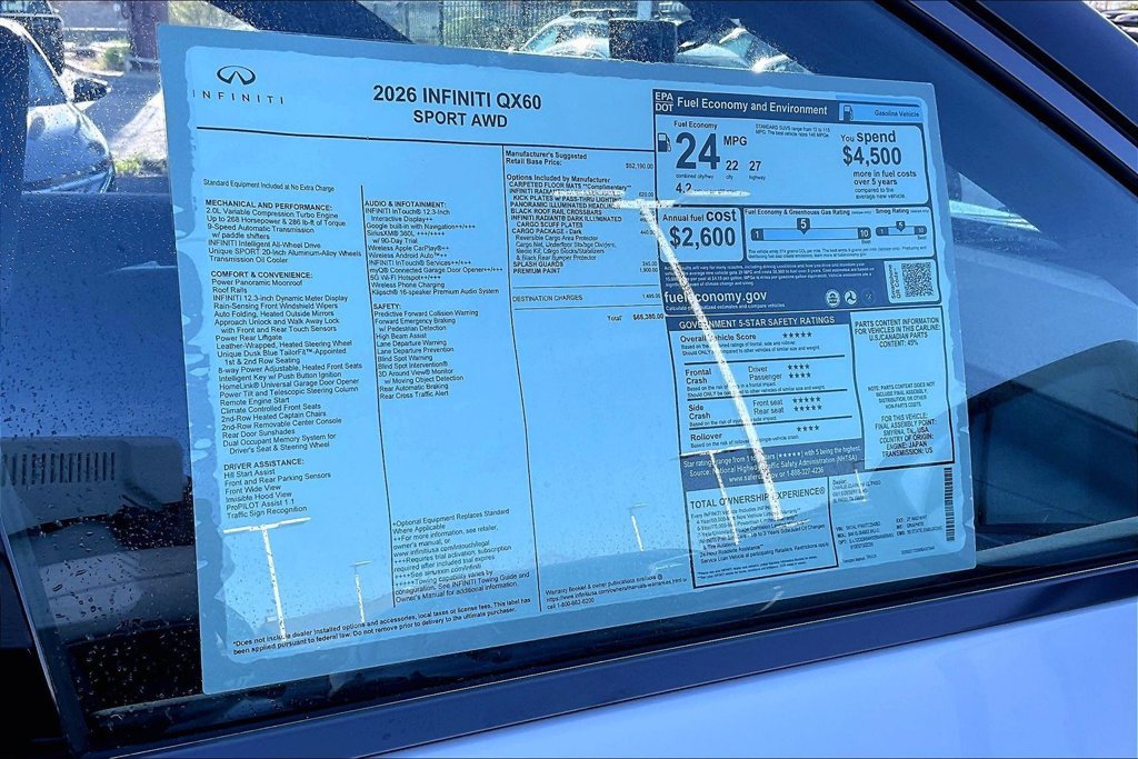 New 2026 INFINITI QX60 Luxe AWD/4WD image 14