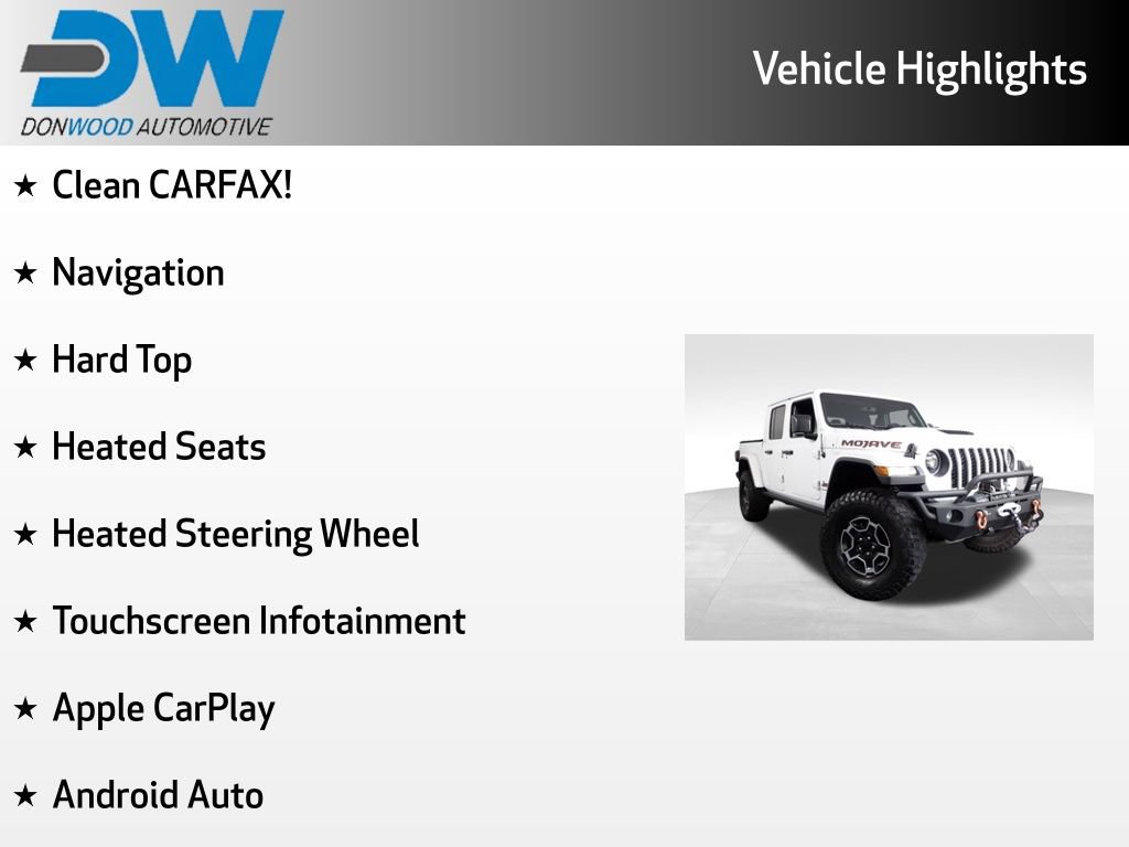 Used 2020 Jeep Gladiator Mojave w/ Dual Top Group AWD/4WD image 6