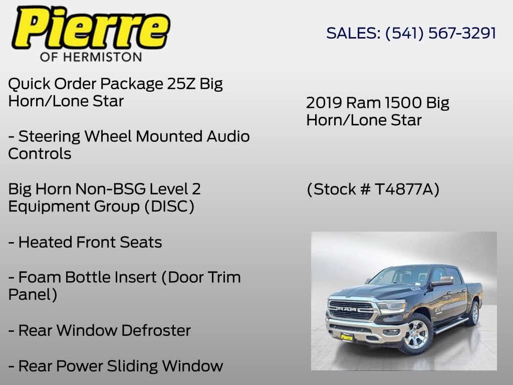 Used 2019 RAM 1500 Big Horn AWD/4WD image 6