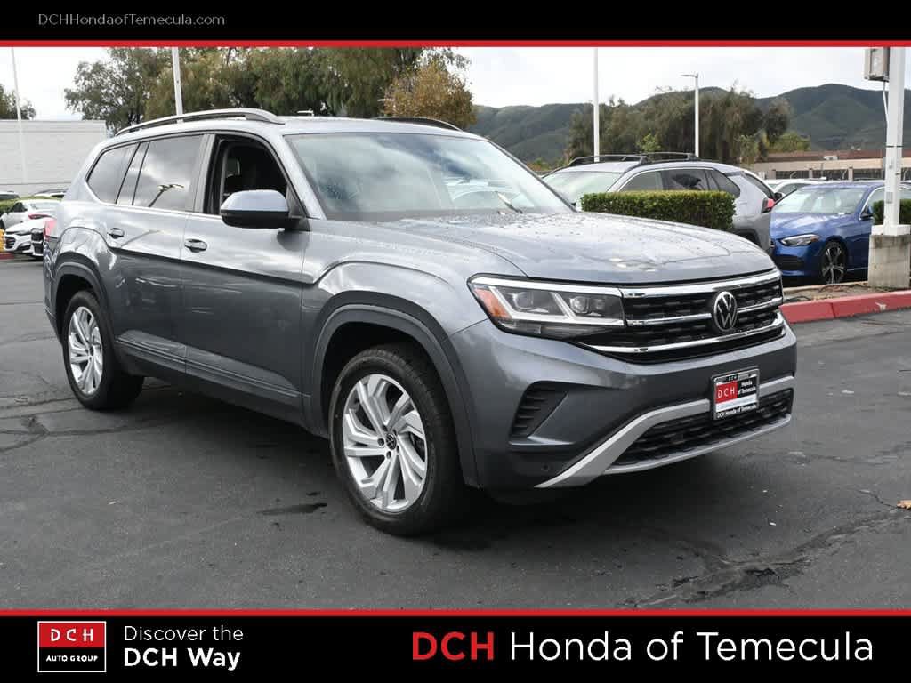 Used 2021 Volkswagen Atlas SE w/ Panoramic Sunroof Package FWD image 3