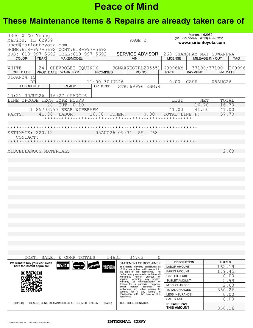Used 2024 Chevrolet Equinox LT w/ LPO, Floor Liner Package FWD image 34