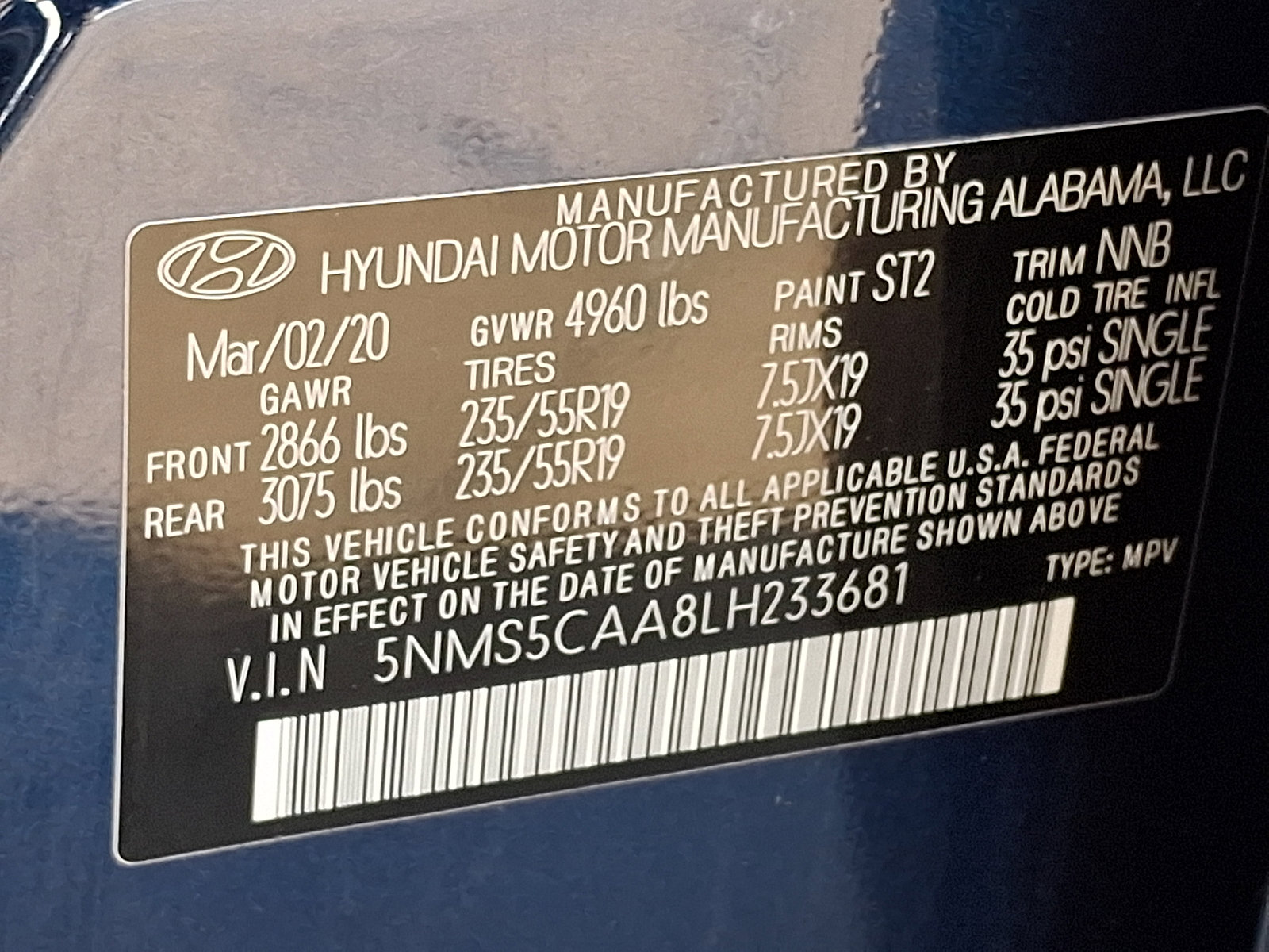 Used 2020 Hyundai Santa Fe Limited image 27