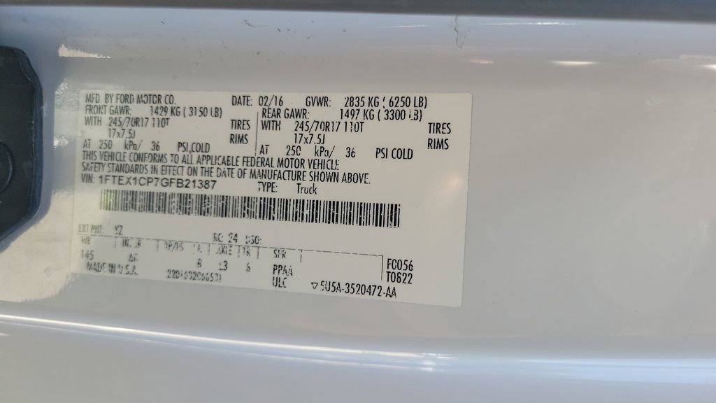 Used 2016 Ford F150 XL w/ Equipment Group 101A Mid RWD image 22