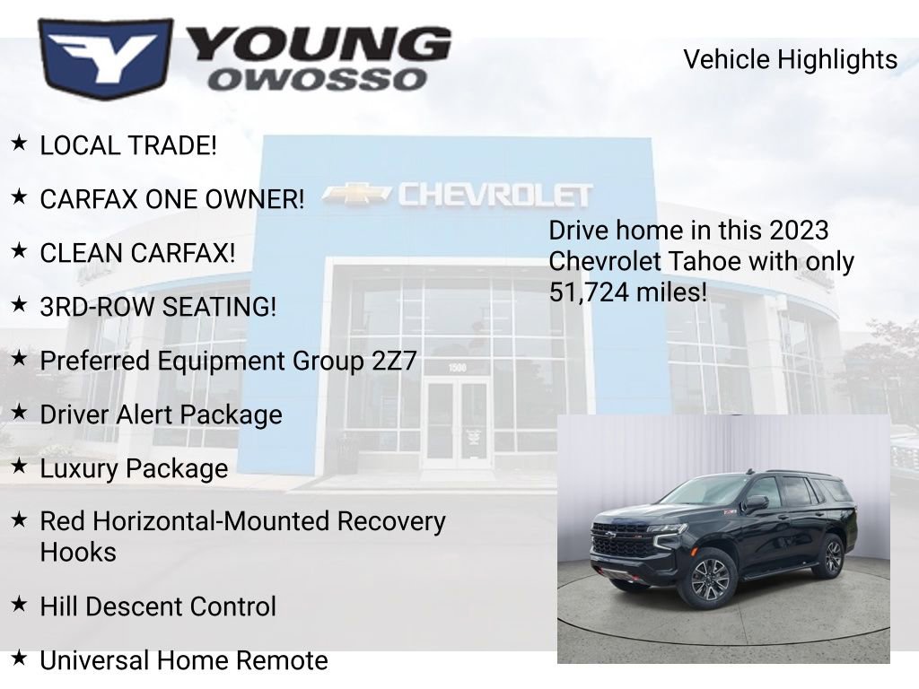 Certified 2023 Chevrolet Tahoe Z71 w/ Luxury Package AWD/4WD image 7