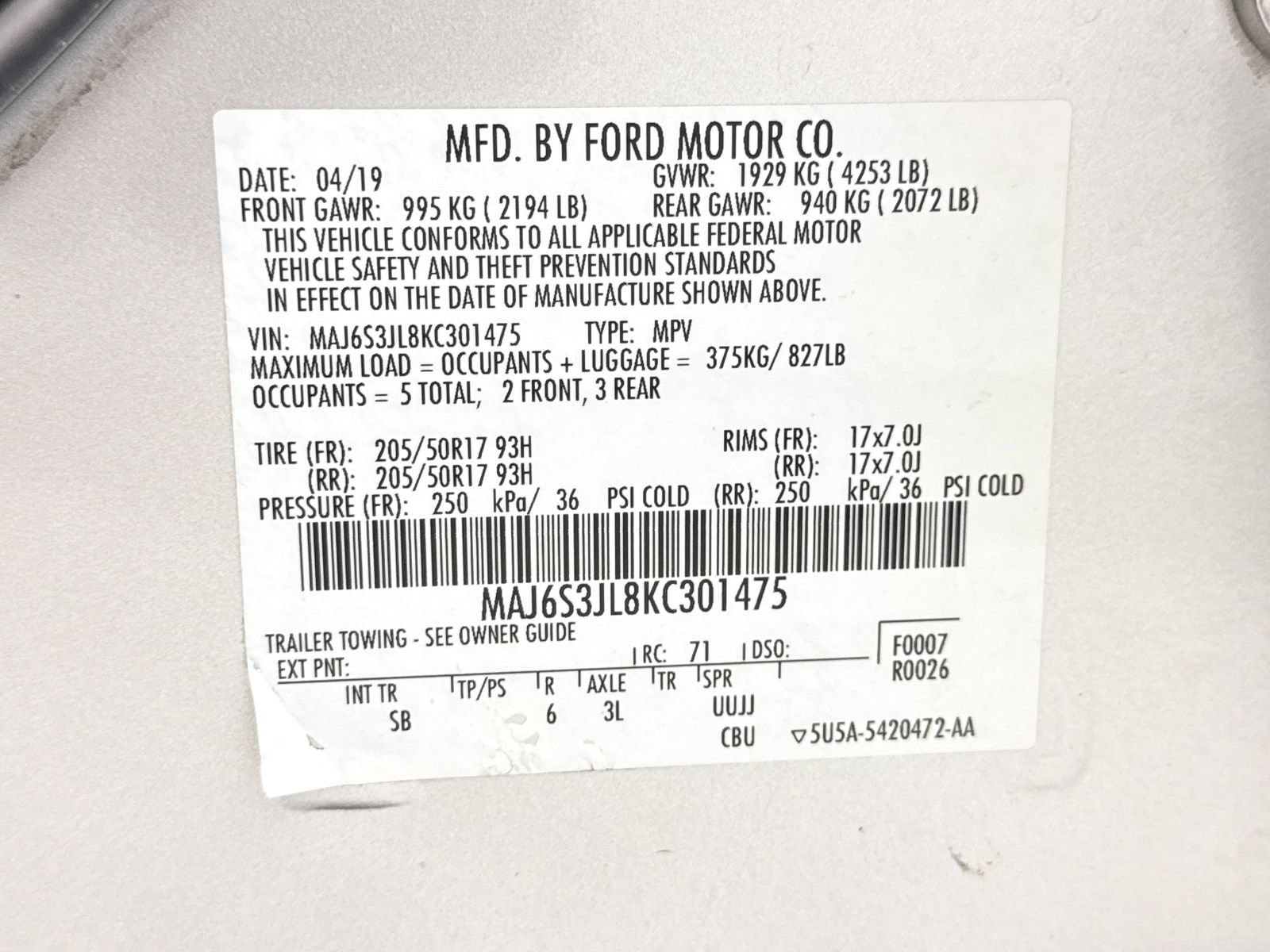 Used 2019 Ford EcoSport SES AWD/4WD image 37