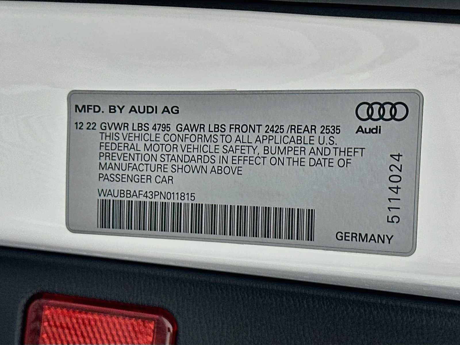 Used 2023 Audi A4 2.0T Premium Plus w/ Premium Plus Package AWD/4WD image 30