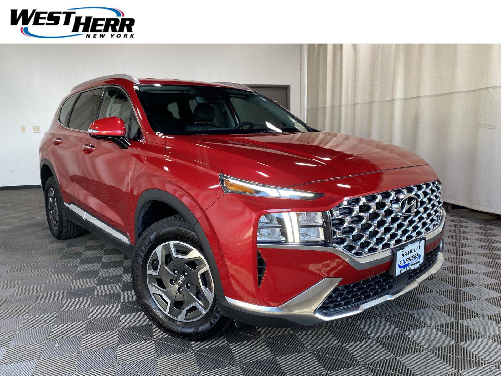 Used 2023 Hyundai Santa Fe Blue AWD/4WD image 1