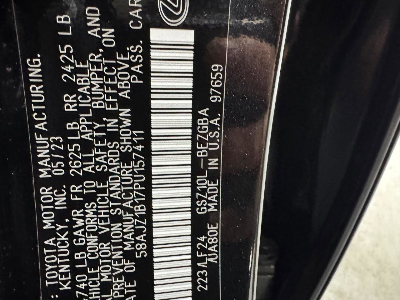 Used 2023 Lexus ES 350 F Sport w/ Protection Package (P2) image 30