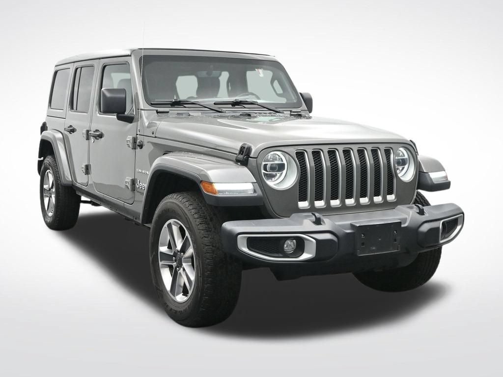 Used 2022 Jeep Wrangler Unlimited Sahara w/ LED Lighting Group AWD/4WD image 3