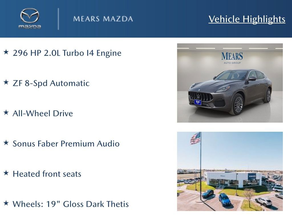 Used 2024 Maserati Grecale GT image 2
