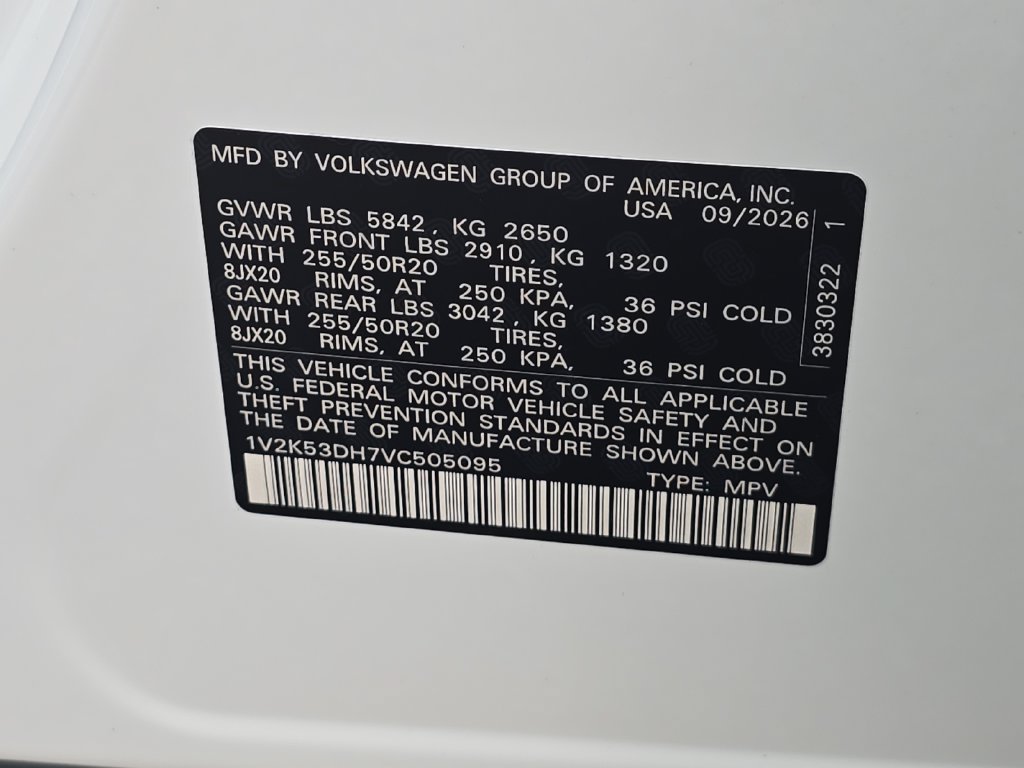 New 2027 Volkswagen Atlas SE FWD image 30
