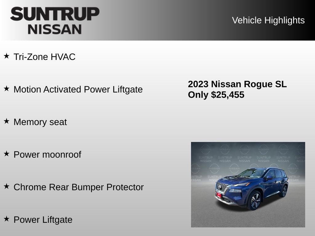 Used 2023 Nissan Rogue SL w/ SL Premium Package FWD image 16